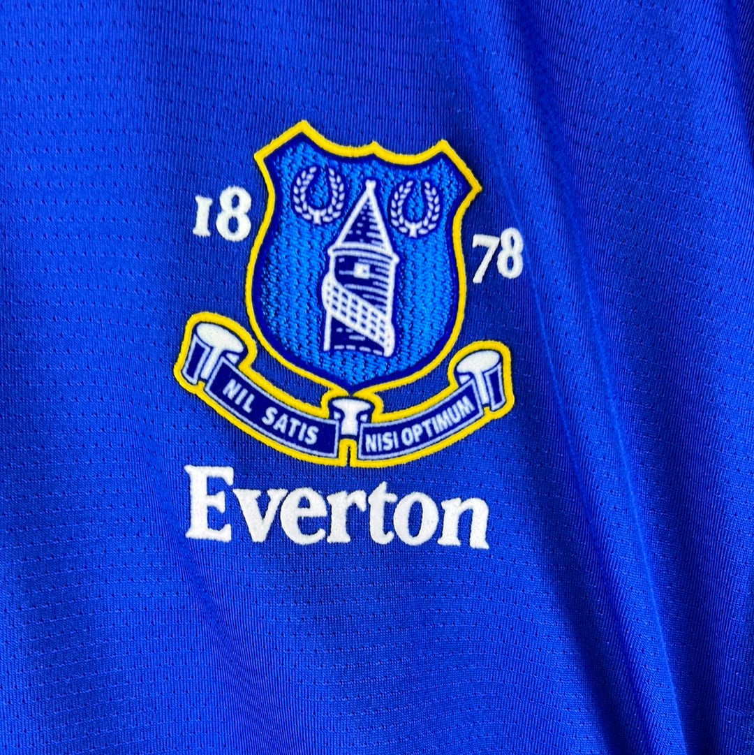 Everton 2004-2005 Player Issue Home Shirt - Plessis 24