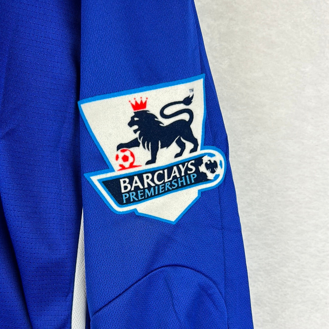 Everton 2005-2006 Player Issue Home Shirt - Yobo 4 - Long Sleeve