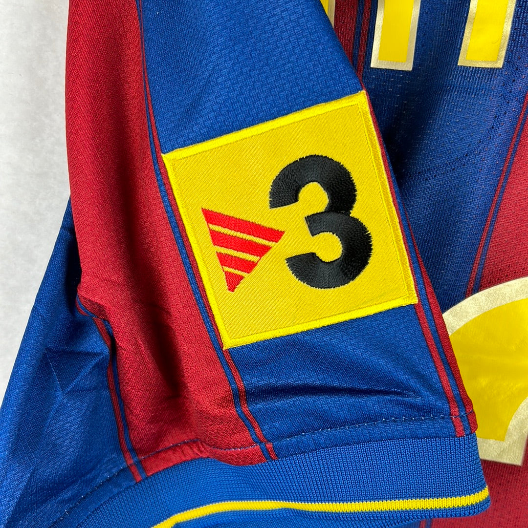 Barcelona 2009/2010 Player Issue Home Shirt - Chygrynskiy 22