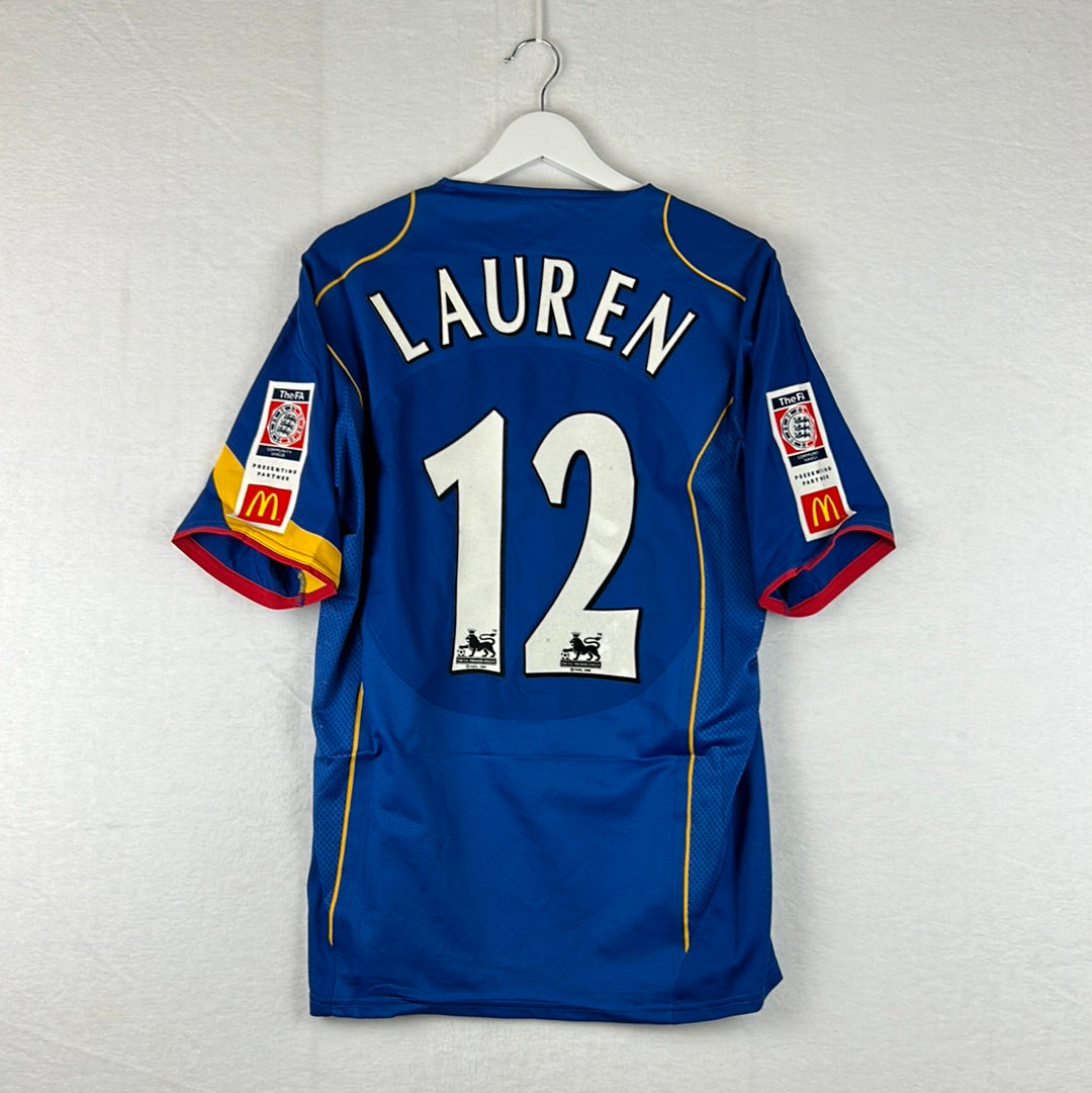 Arsenal 2004/2005 Match Worn Away Shirt - Lauren 12