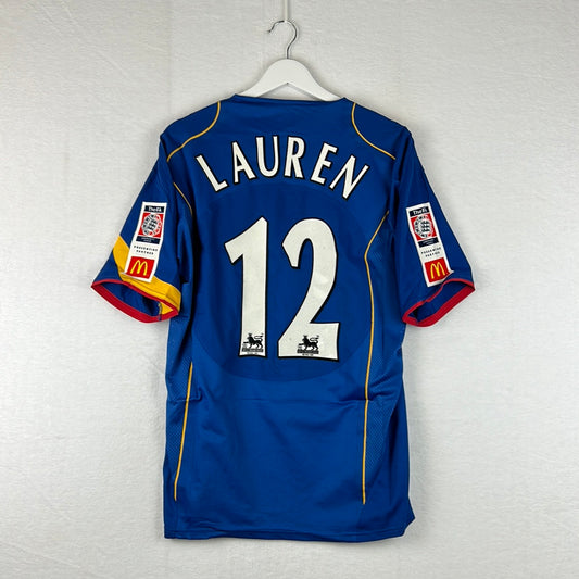 Arsenal 2004/2005 Match Worn Away Shirt - Lauren 12 