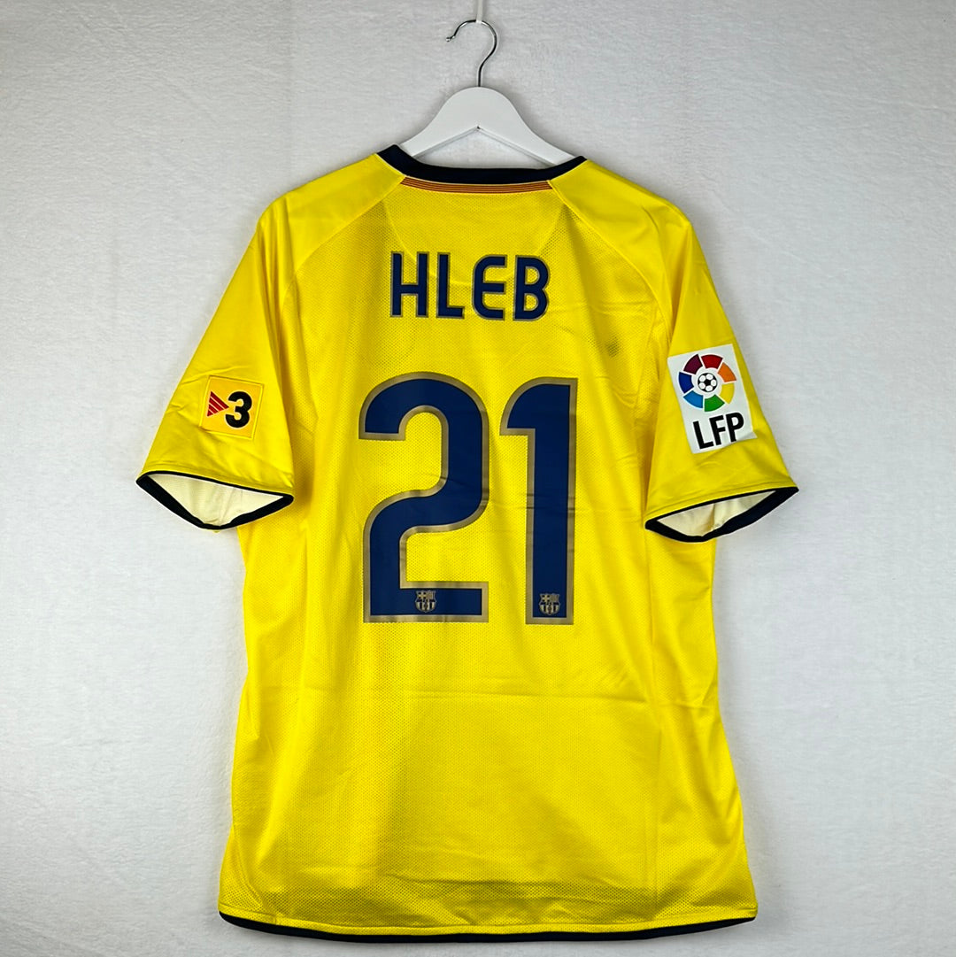 Barcelona 2008/2009 Player Issue Away Shirt - Hleb 21 - La Liga