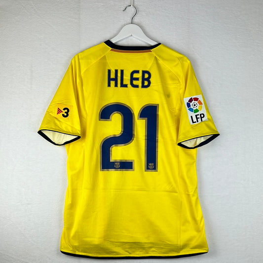 Barcelona 2008/2009 Player Issue Away Shirt - Hleb 21 - La Liga