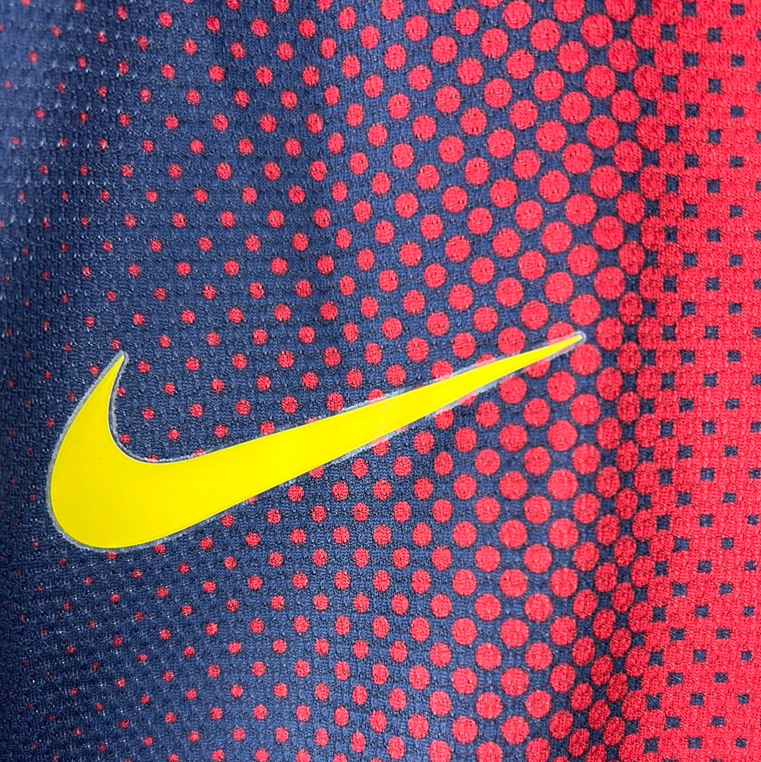 Barcelona 2012/2013 Player Issue Home Shirt - Abidal 22