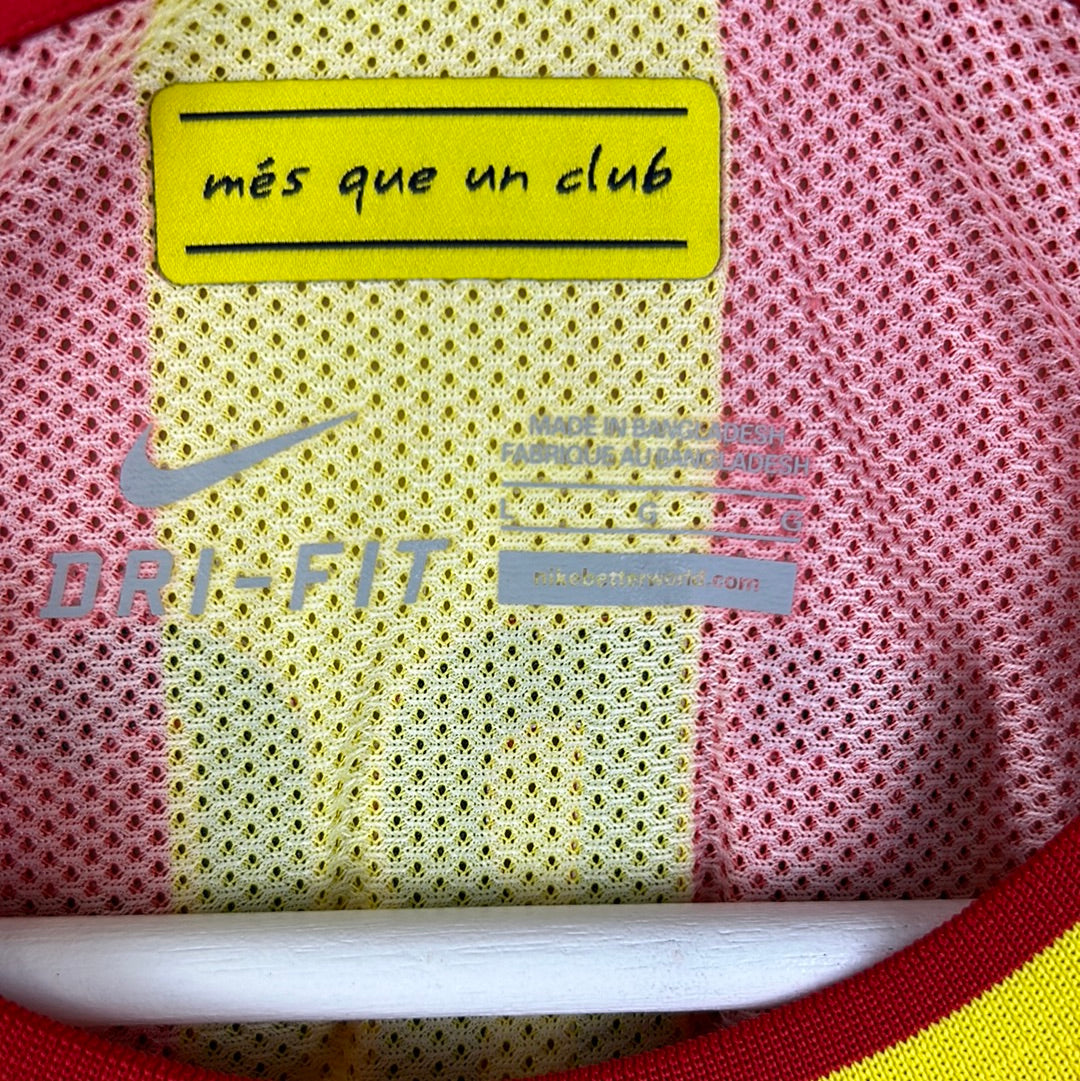 Barcelona 2013/2014 Player Issue Away Shirt - Sergio 16 - La Liga