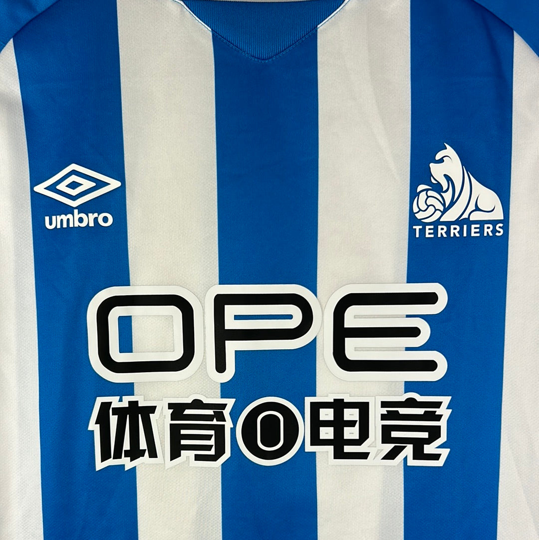Huddersfield 2018/2019 Match Worn Home Shirt - Billings 8
