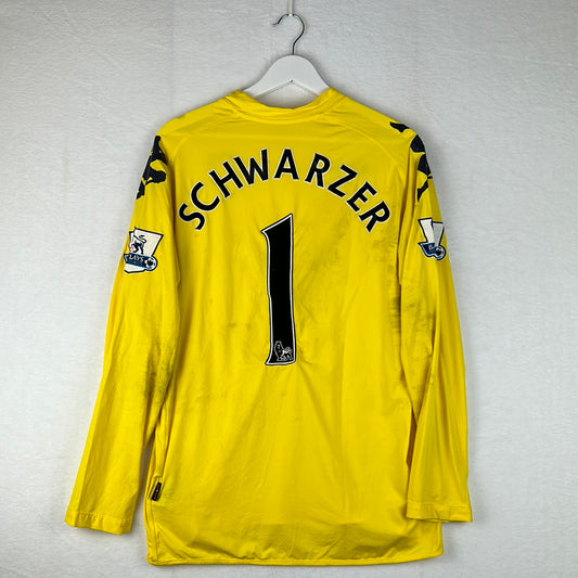 Fulham 2010/2011 Match Worn Goalkeeper Shirt - Schwarzer 1