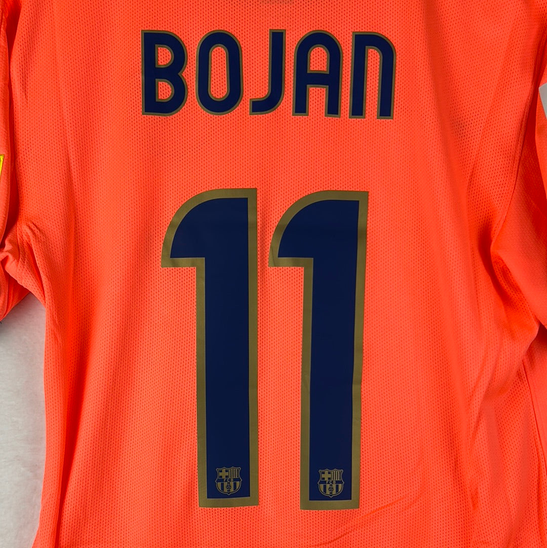 Barcelona 2009/2010 Player Issue Away Shirt - Bojan 11 - La Liga