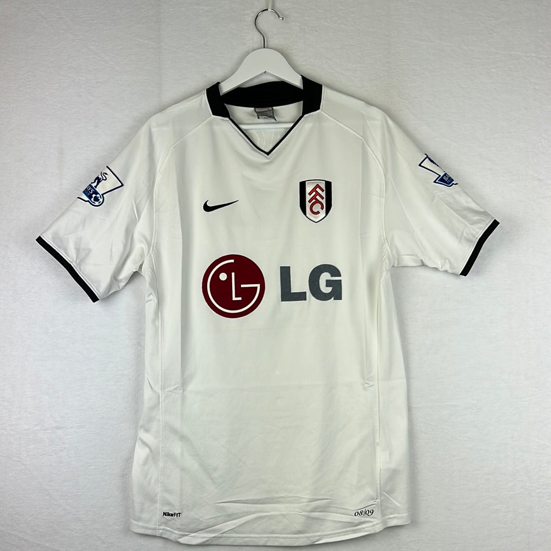 Fulham 2008/2009 Match Issued Home Shirt - Zamora 9