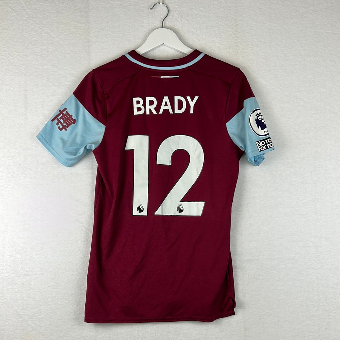 Burnley 2020/2021 Match Worn/ Issued Away Shirt - Brady 12