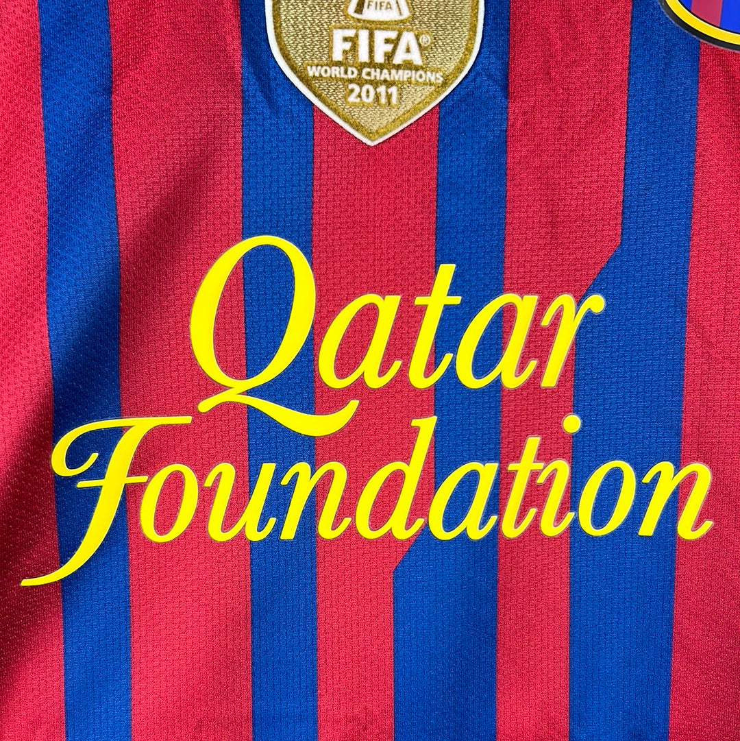 Barcelona 2011/2012 Player Issue Home Shirt - Alexis 9
