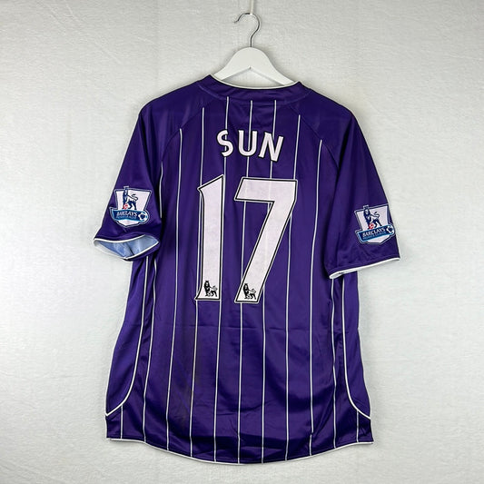 Manchester City 2007-2008 Player Issue Away Shirt - Sun 17