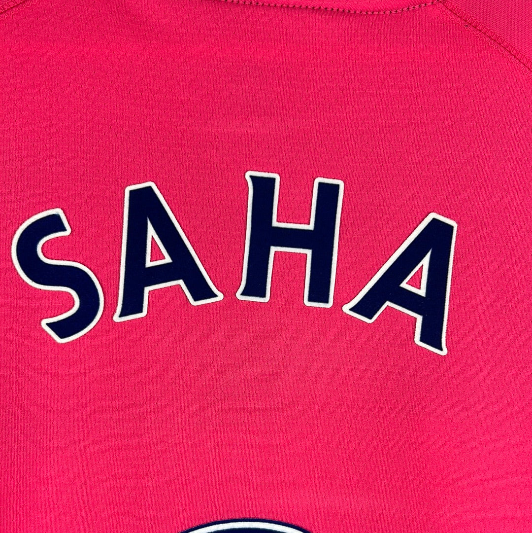 Match Worn Everton 2010/2011 Away Shirt - Lous Saha 8 - COA