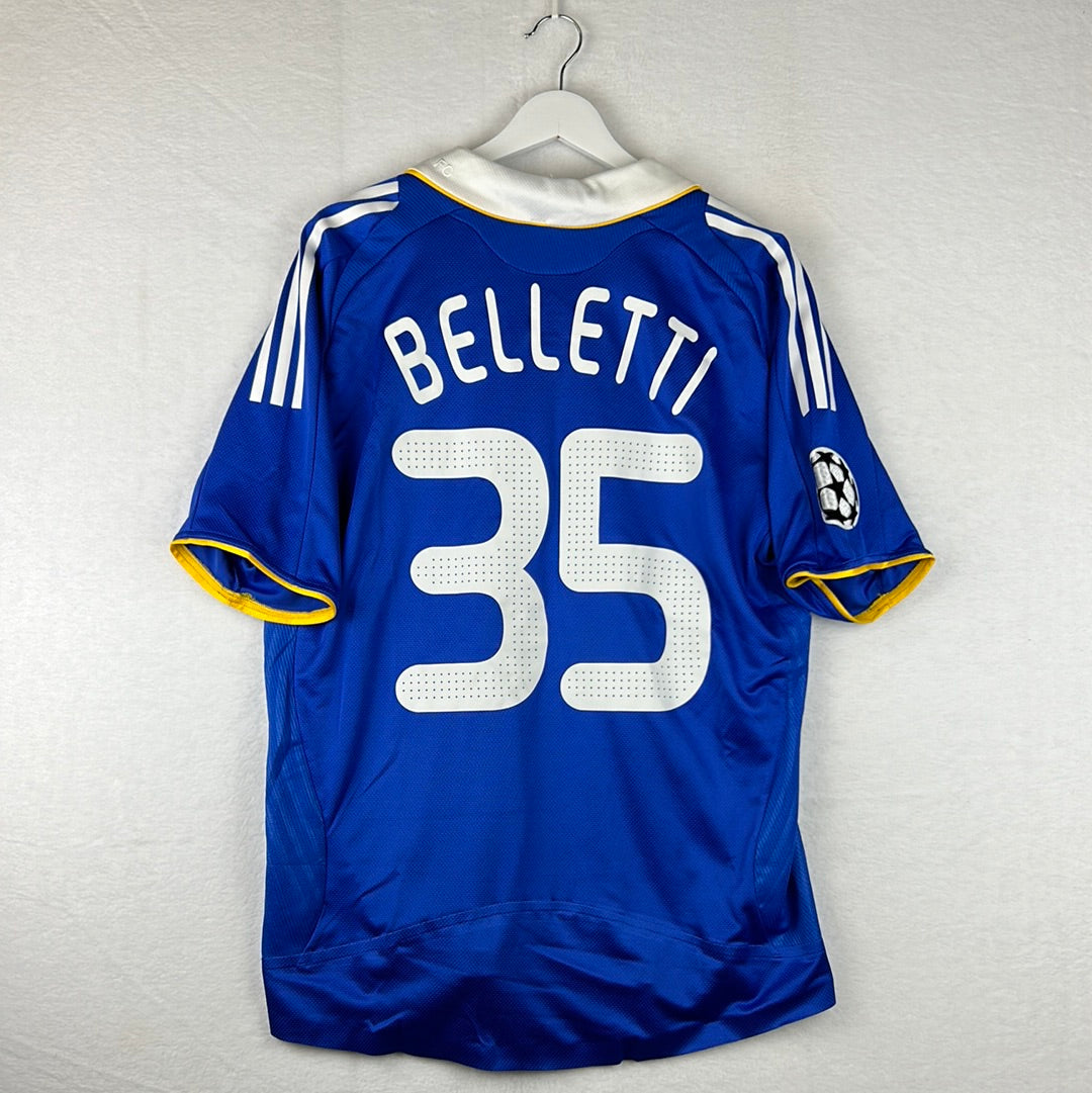Chelsea 2008/2009 Player Issue Home Shirt Belletti 35