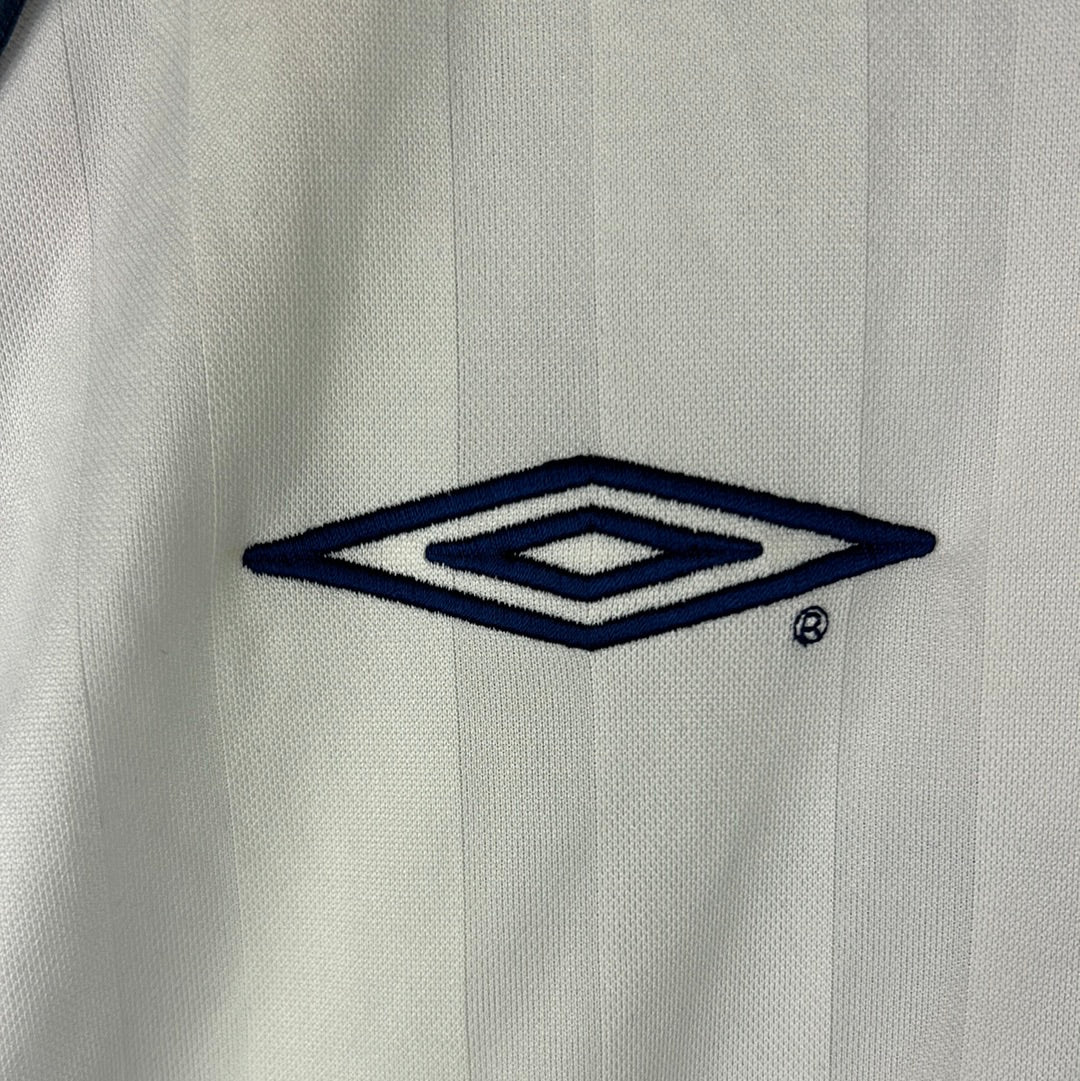 England Match Issued 2002 Home Shirt - Hargreaves 15 - Player Shirt