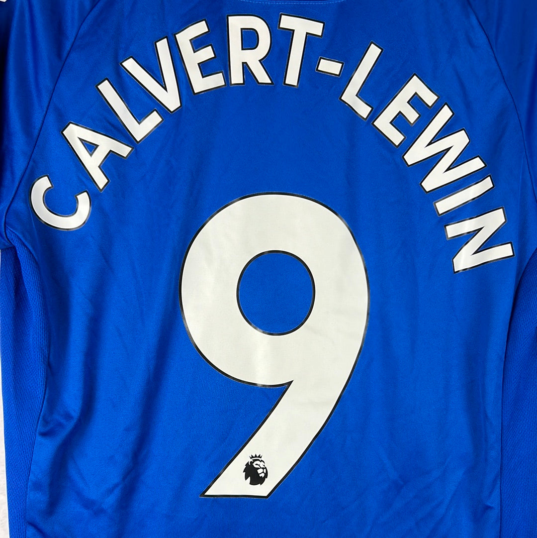 Everton 2020/2021 Player Issue/ Match Worn Home Shirt - Calvert Lewin 9