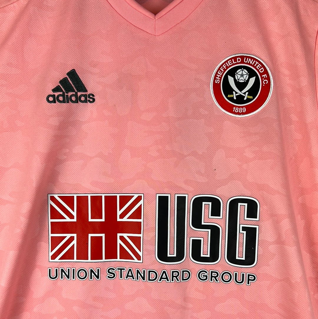 Sheffield United 2020/2019 Match Worn Away Shirt - Osbourne 23