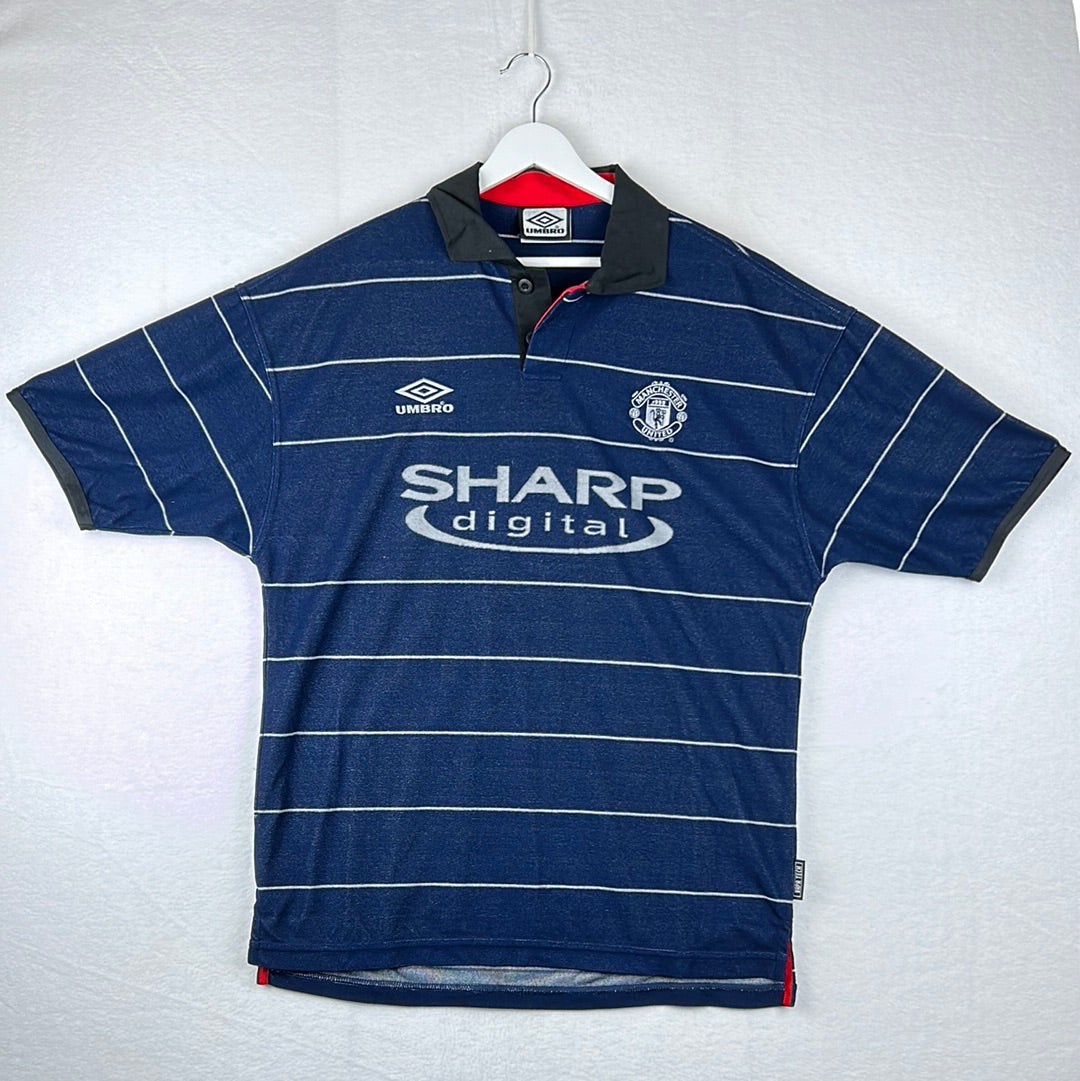 Manchester United 1999/2000 Away Shirt Large Fantastic