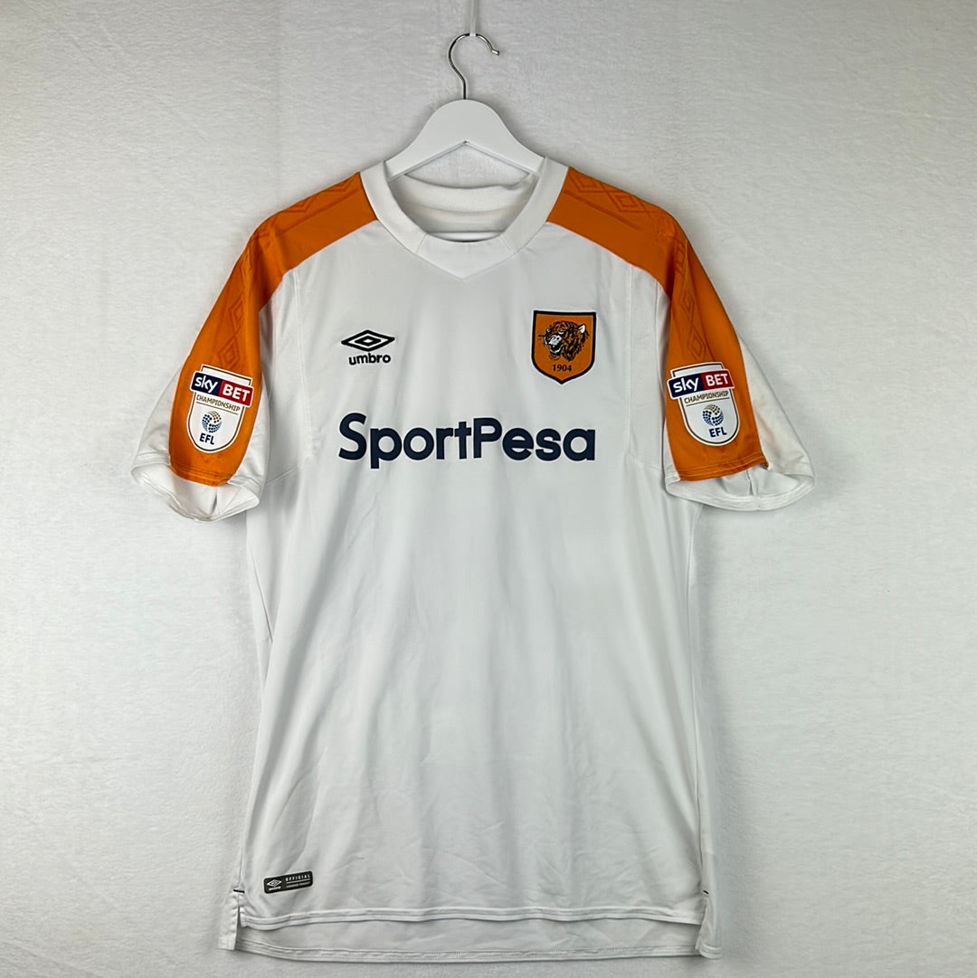 Hull City 2017/2018 Match Worn/ Issued Away Shirt - MacDonald 50