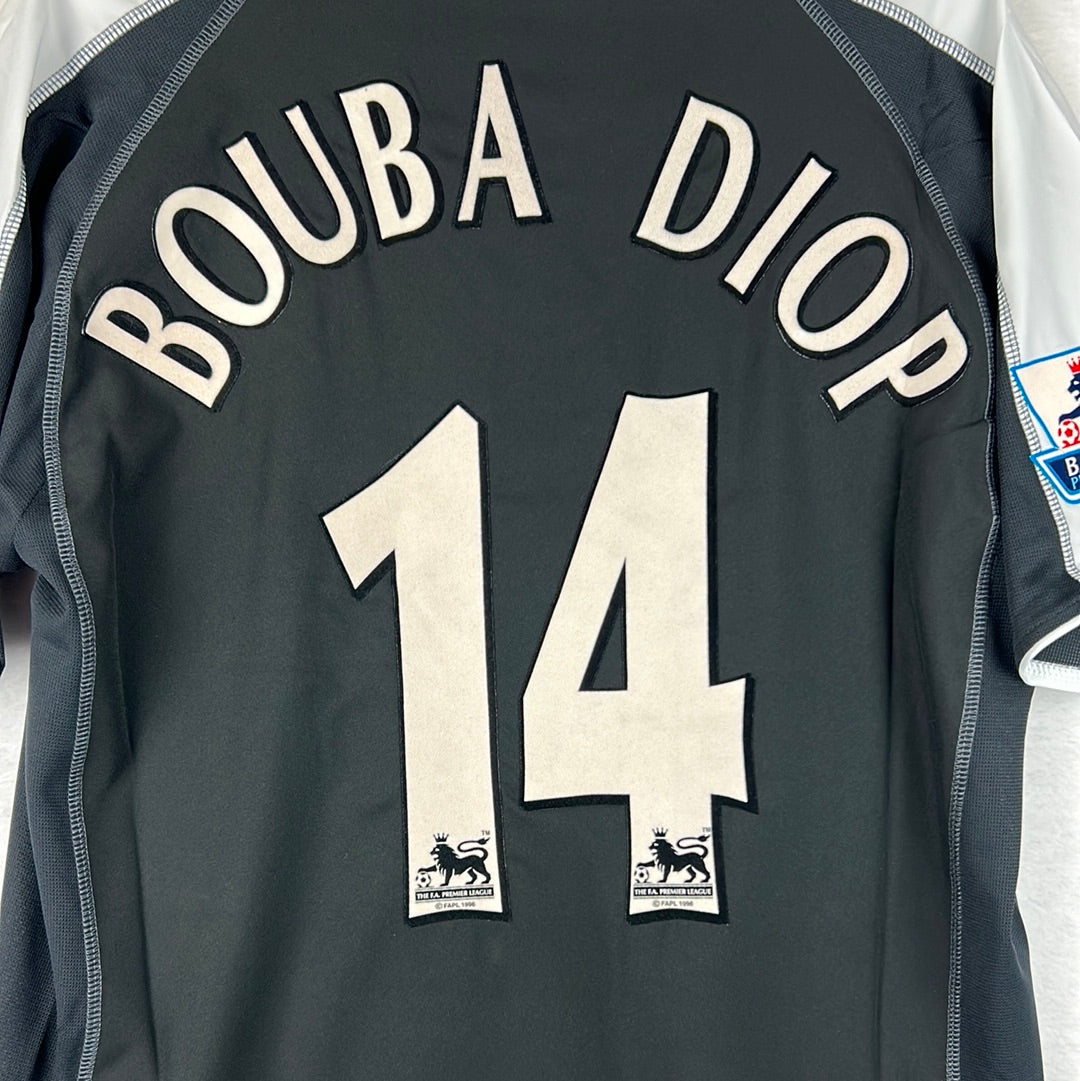 Fulham 2005/2006 Match Worn/Issued Away Shirt - Diop 14