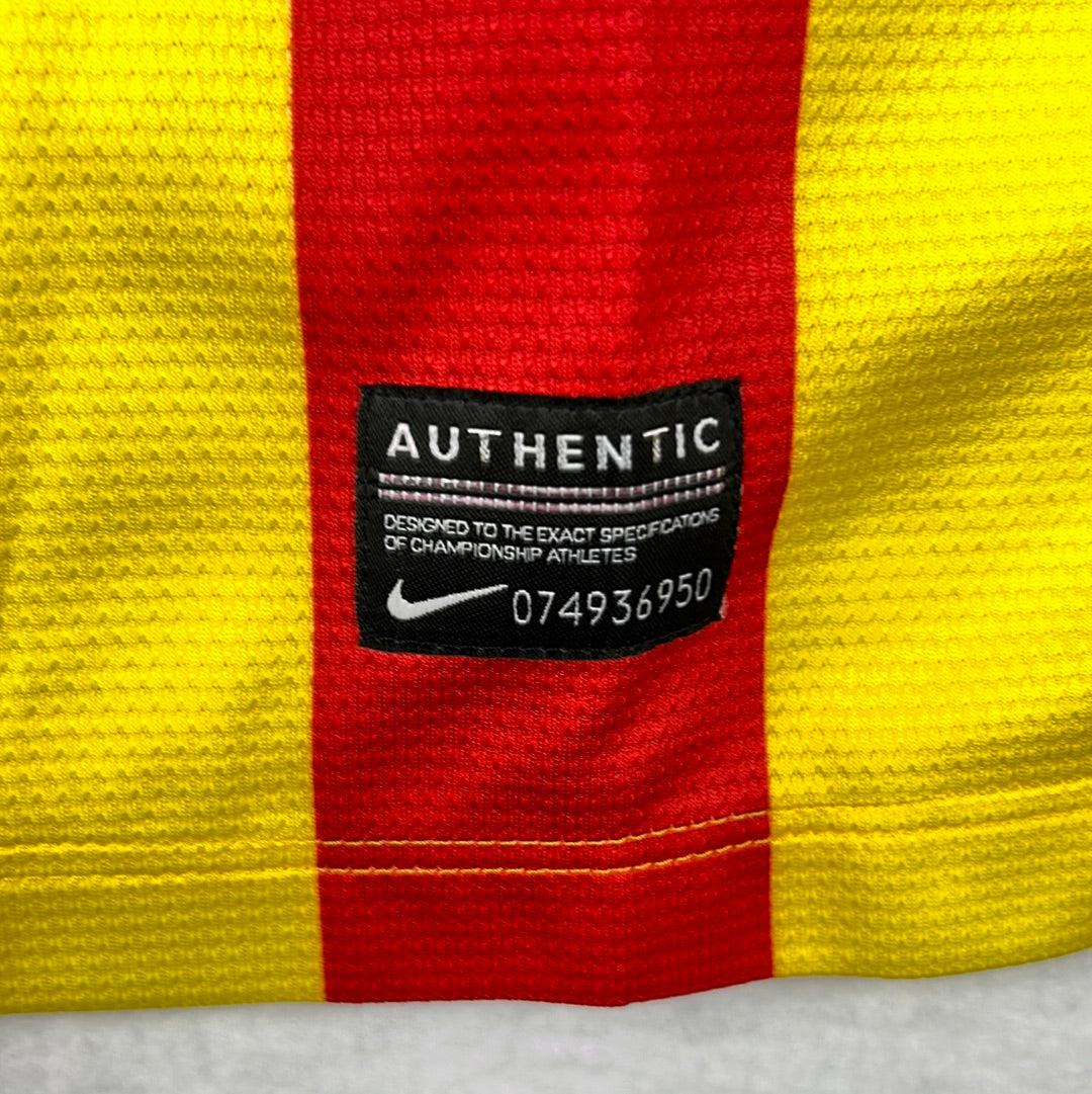 Barcelona 2013/2014 Player Issue Away Shirt - Adriano 21 - La Liga