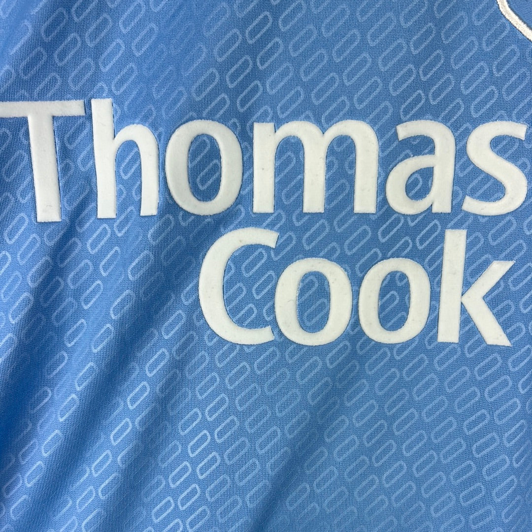 Manchester City 2004-2005 Player Issue Home Shirt - Distin 5