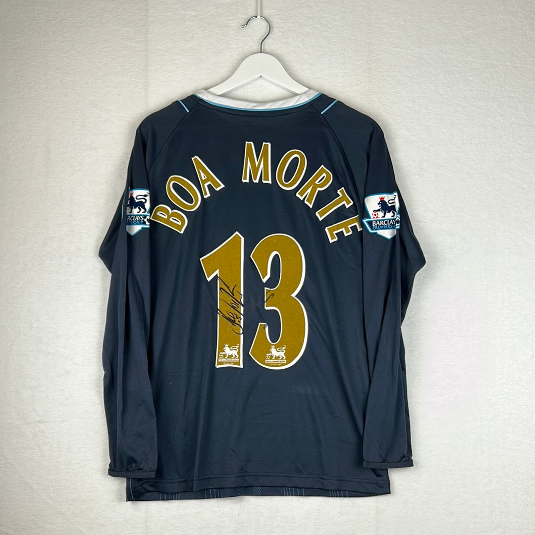 West Ham 2006/2007 Player Issue Away Shirt - Boa Morte 13 - Signed