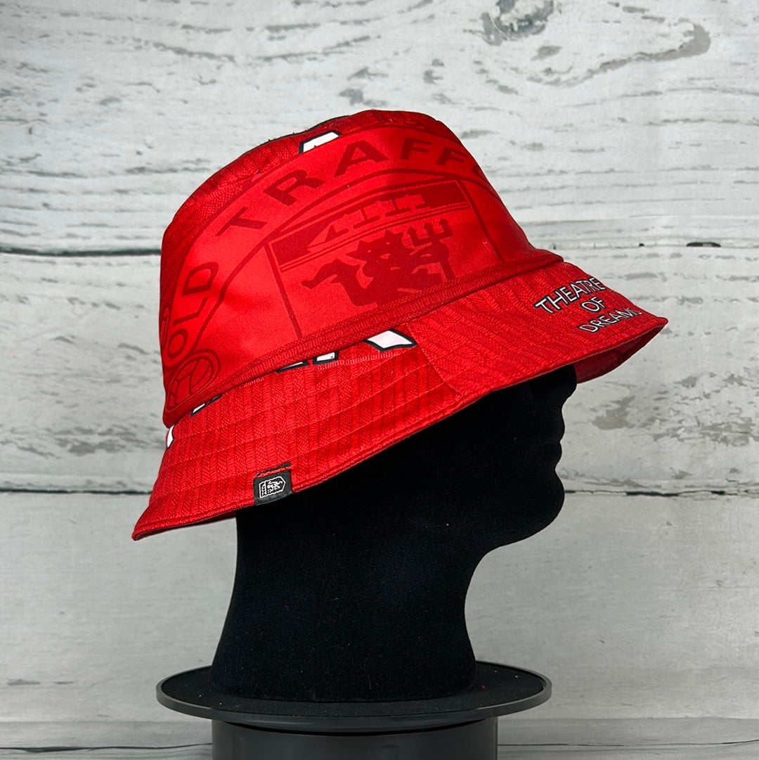 Manchester United Bucket Hat - Reworked From A 1997/1998 Home Shirt