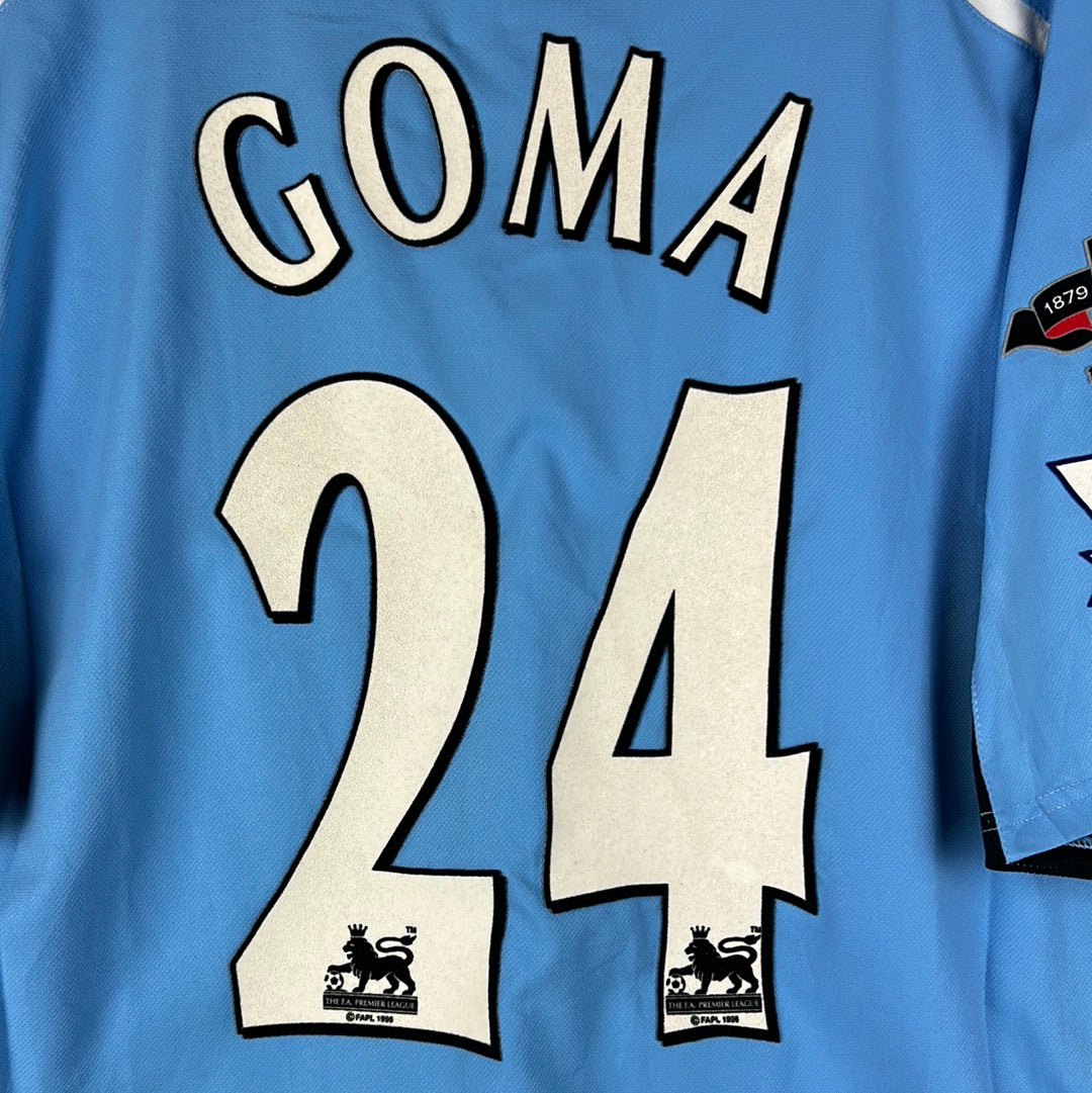 Fulham 2004/2005 Match Worn/ Isssed Away Shirt - Goma 24