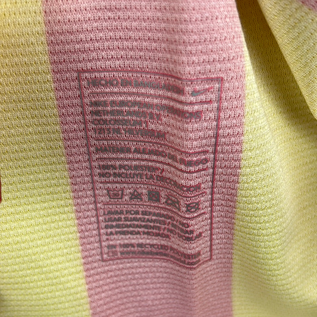 Barcelona 2013/2014 Player Issue Away Shirt - Alexis 9 - Champions League - Long Sleeve