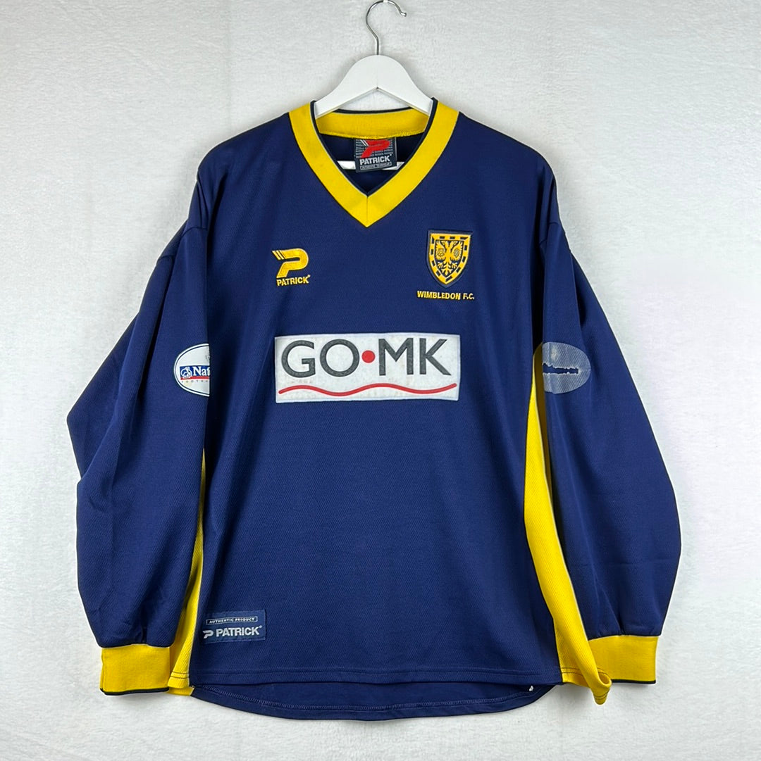 Wimbeldon 2002/2003 Player Issue/ Match Worn Home Shirt - Hawkins 3 - Long Sleeve