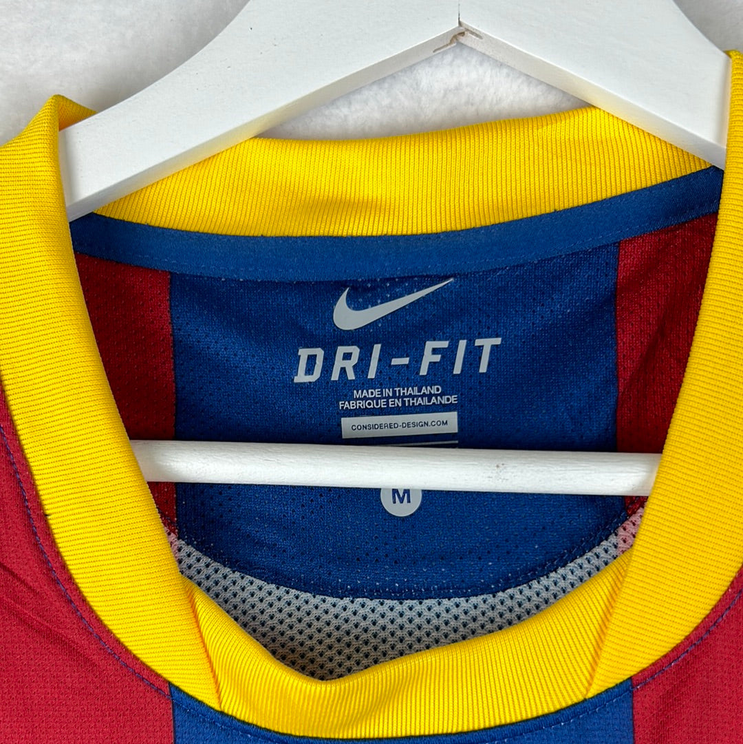 Barcelona 2010/2011 Player Issue Home Shirt - Mascherano 20 - Long Sleeve