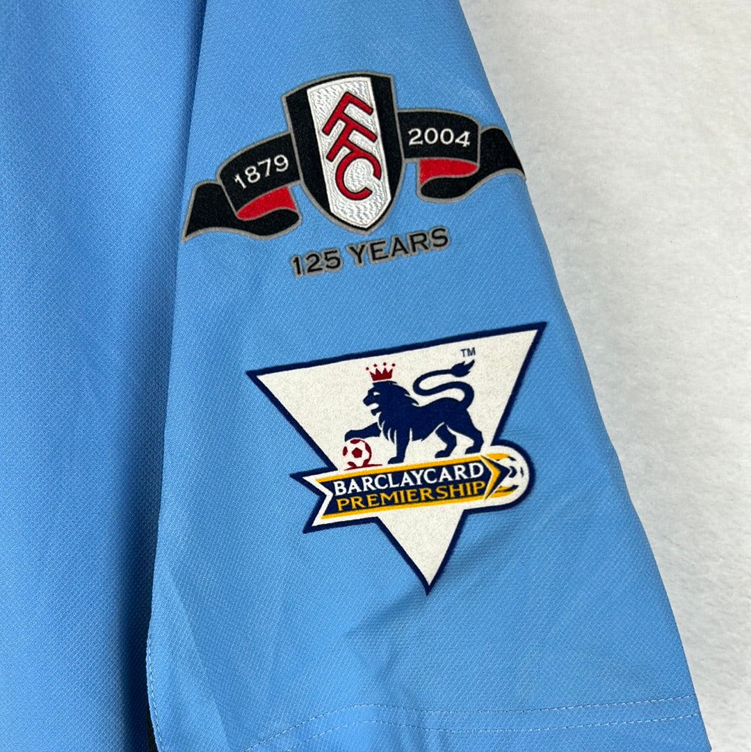 Fulham 2004/2005 Match Worn/ Isssed Away Shirt - Goma 24