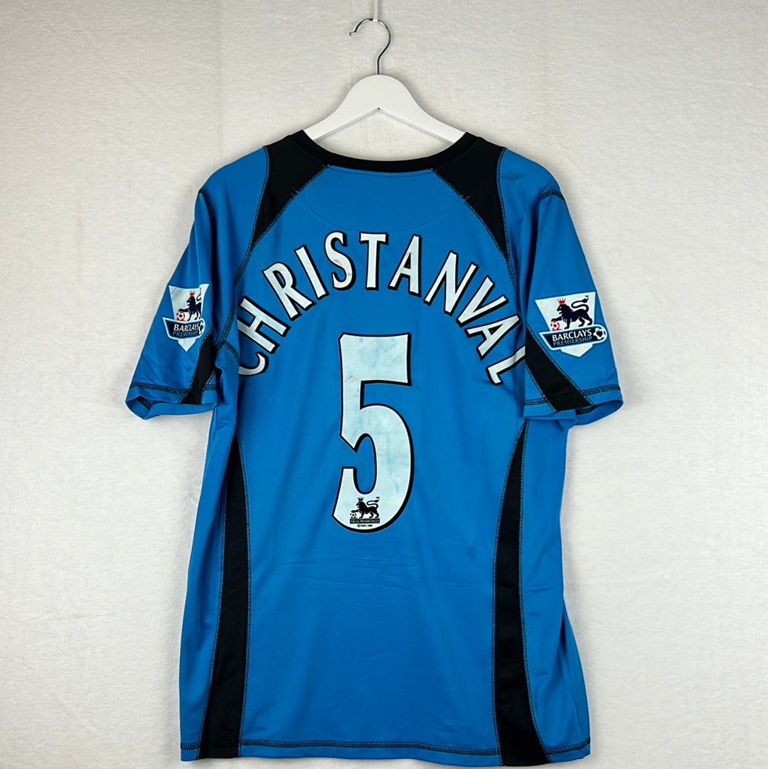 Fulham 2006/2007 Match Worn/Issued Away Shirt -Christanval 19