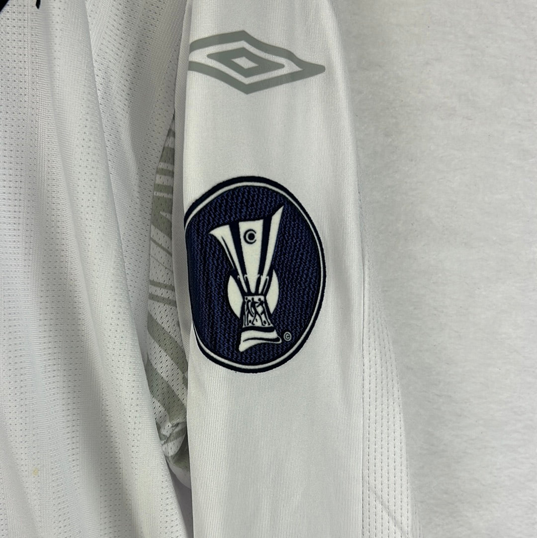 Everton 2007-2008 Player Issue Away Shirt - Lescott 5 - EL - Long Sleeve