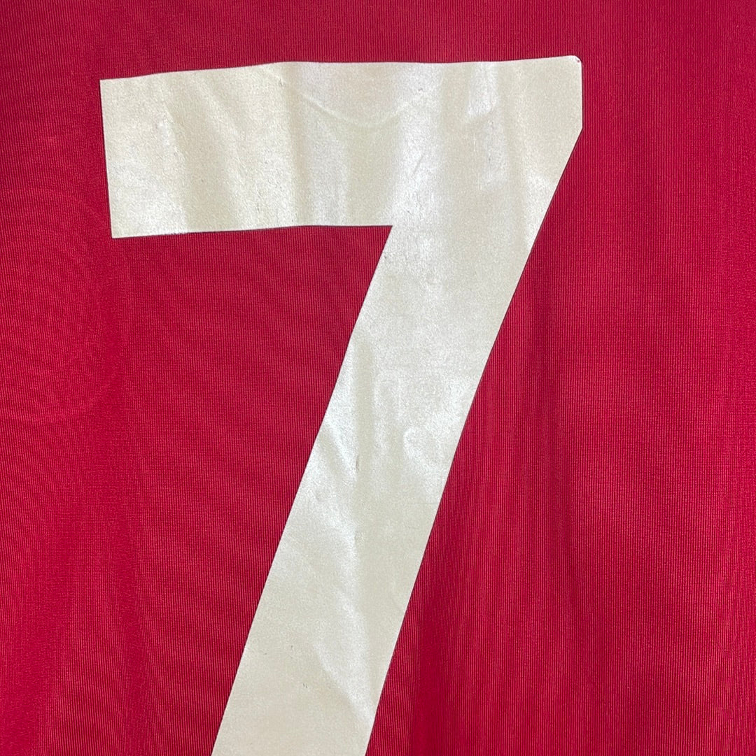 No 7 print with slight fluff