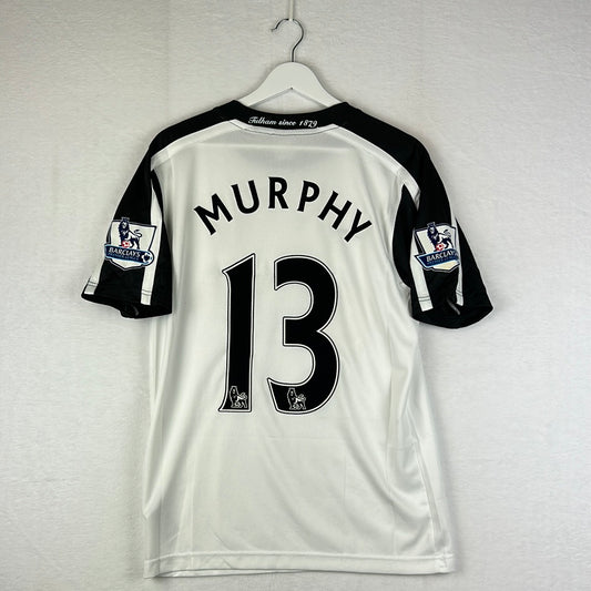 Fulham 2009/2010 Match Isssed Home Shirt - Murphy 13 - 130 Years