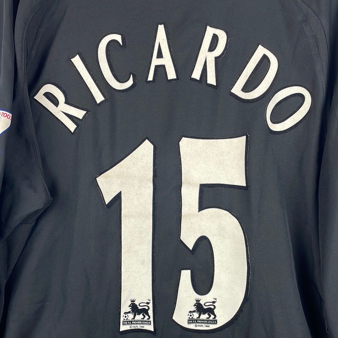 Manchester United 2002/2003 Player Issue Goalkeeper Shirt - Riccardo 15