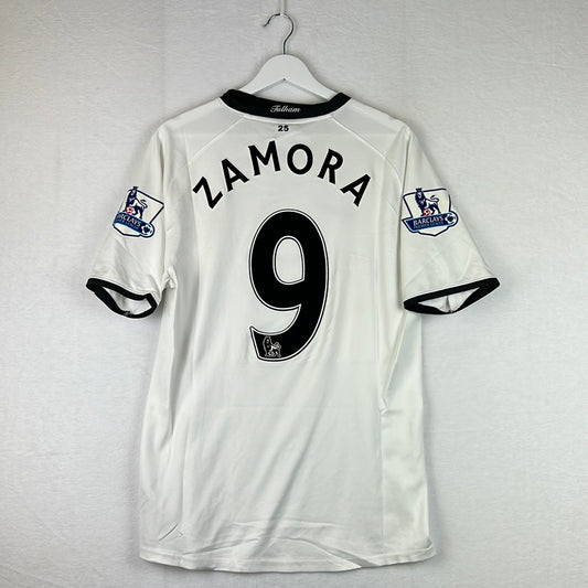Fulham 2008/2009 Match Issued Home Shirt - Zamora 9