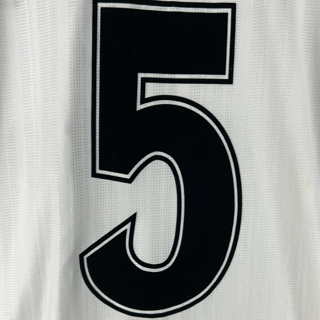 Everton 2007-2008 Player Issue Away Shirt - Lescott 5 - EL - Long Sleeve