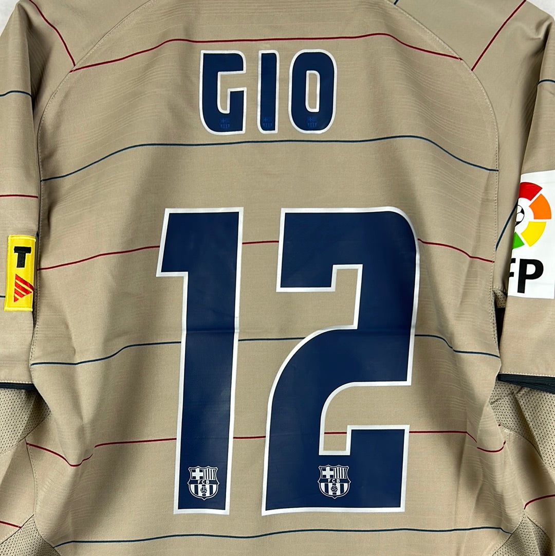 Barcelona 2005/2006 Player Issue Away Shirt - Gio 6