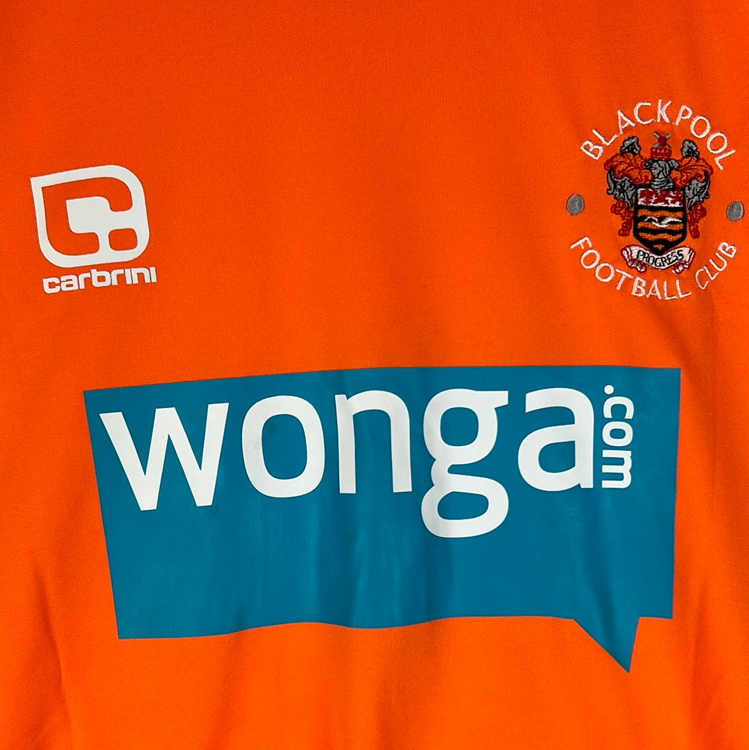 Blackpool 2010/2011 Player Issue Home Shirt - Beatie 44