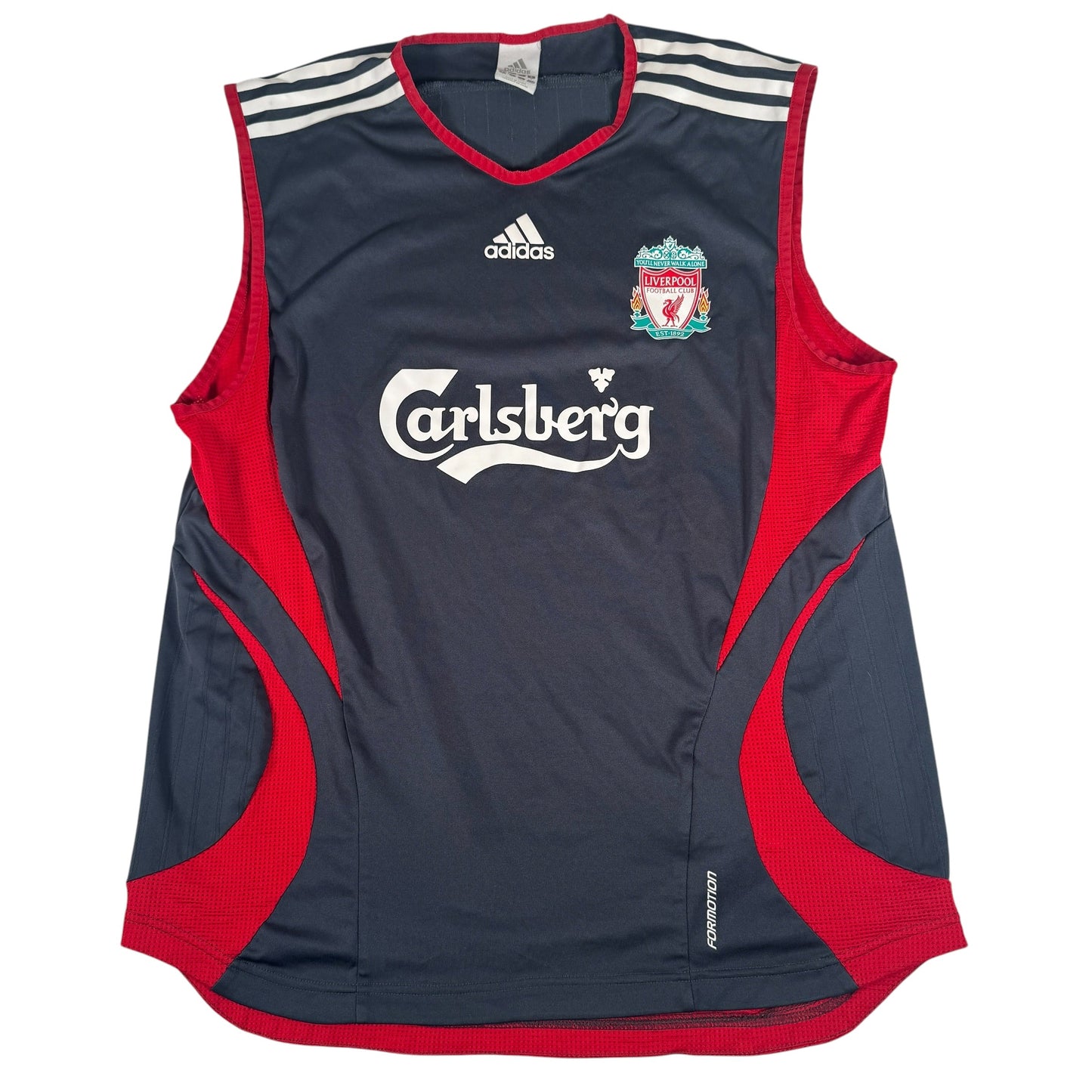 Liverpool 2006/2007 Sleeveless Training Vest Football Shirt XL