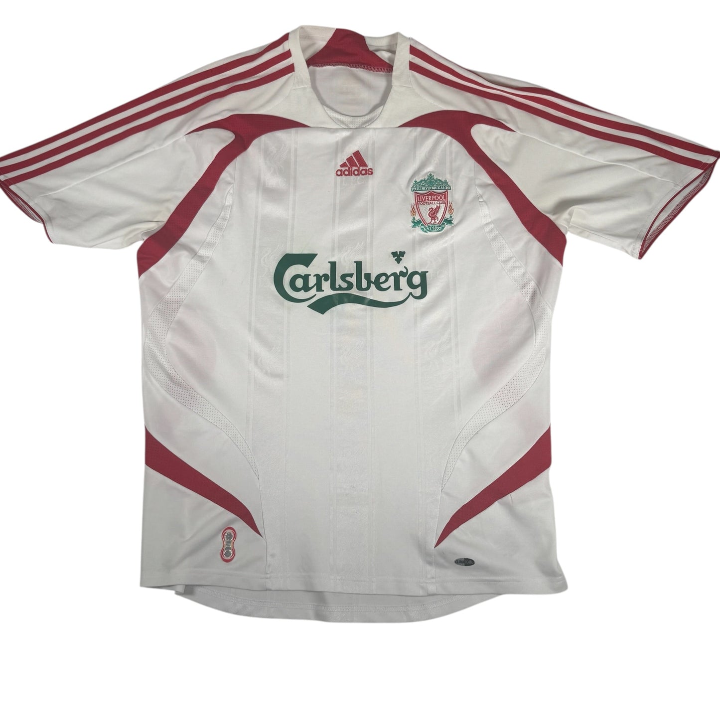 Liverpool 2007/2008 Away Football Shirt Large