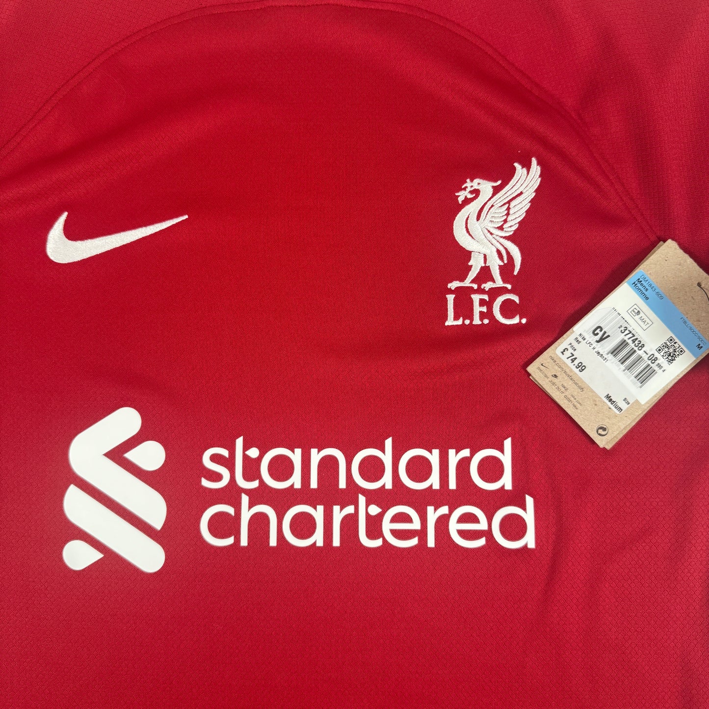 Liverpool 2022/2023 Home Football Shirt Medium BNWT