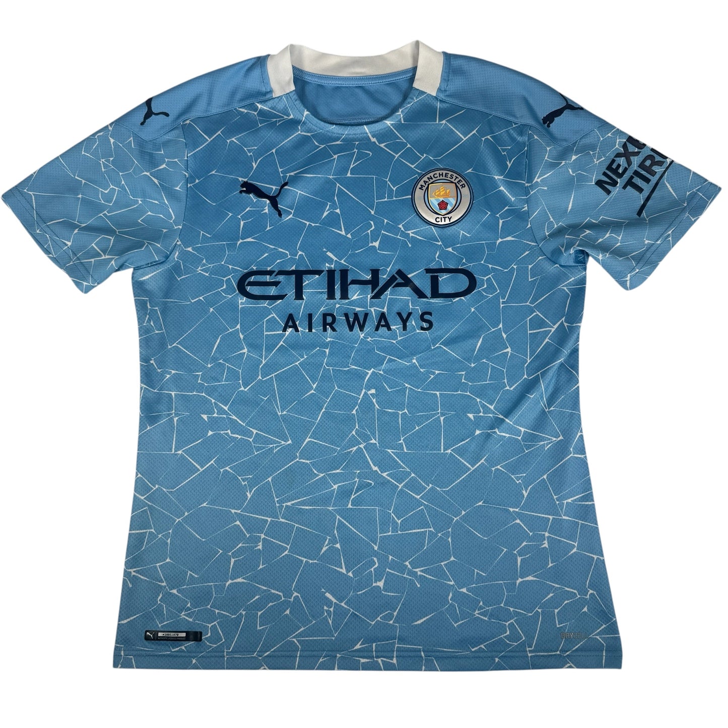 Manchester City 2020/2021 Home Football Shirt Medium