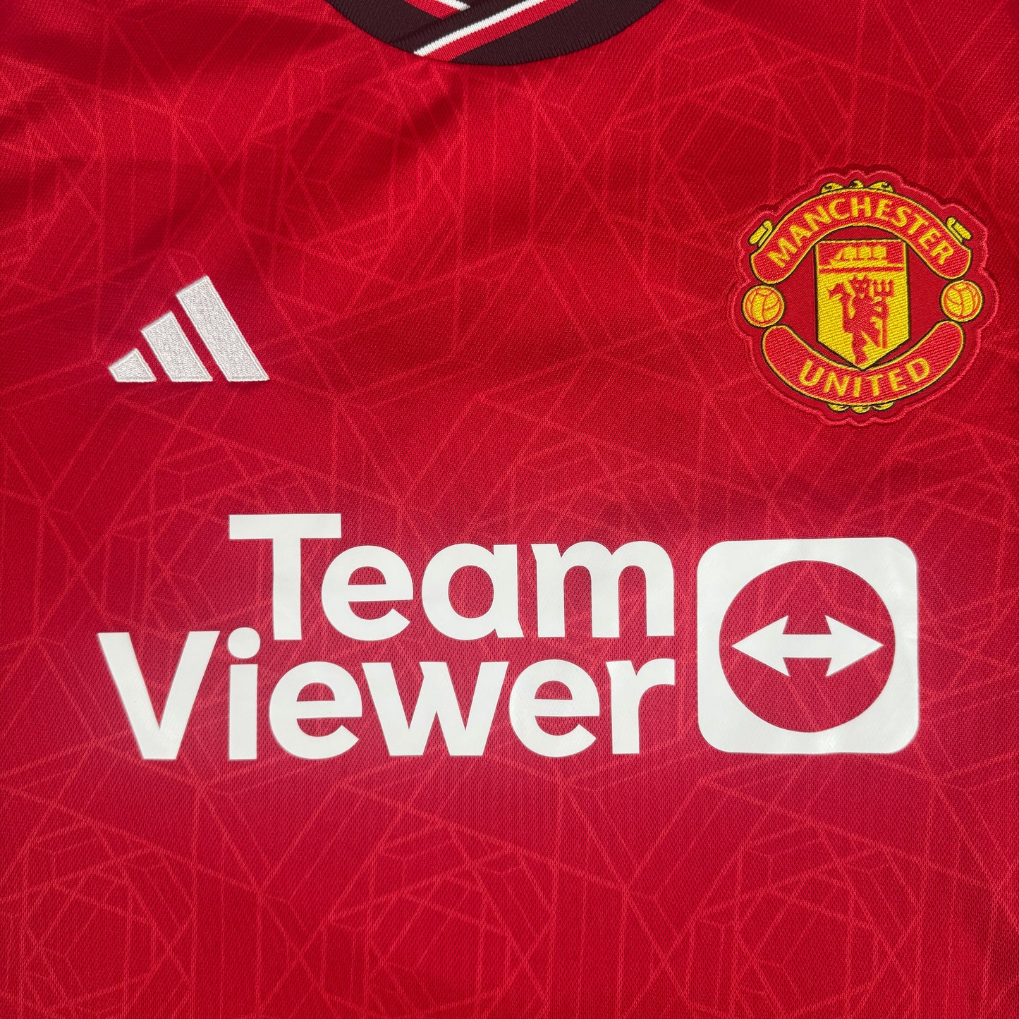 Manchester United 2023/2024 Home Football Shirt XL - MOUNT 7