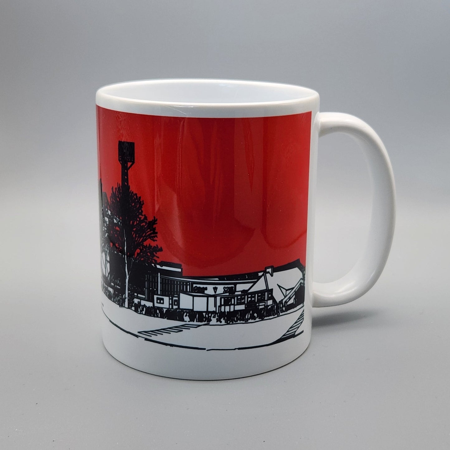 Nottingham Forest, City Ground Illustrated Mug