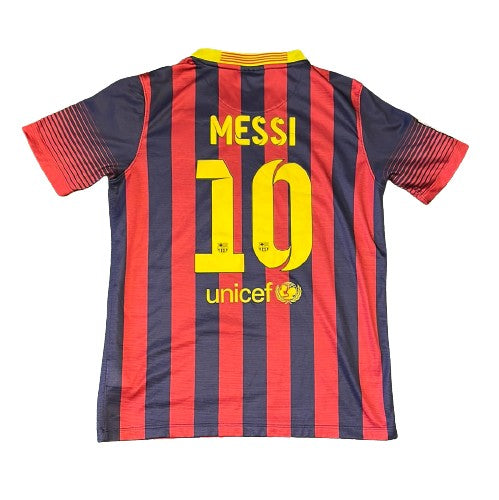Barcelona 2014 Home Shirt Messi 10 print