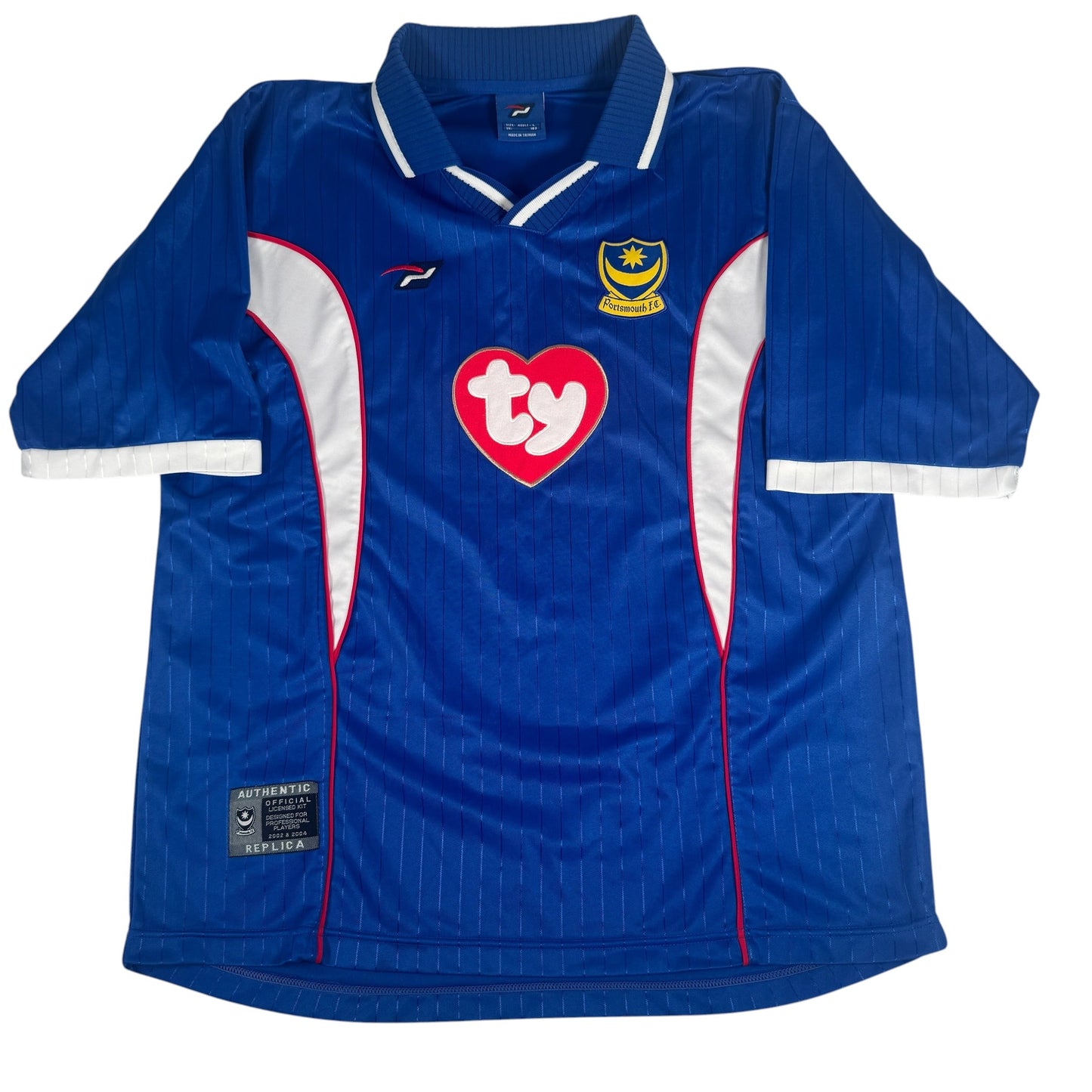 Portsmouth 2002/2003 Home Football Shirt Large